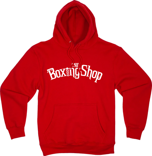 The Boxing Shop Red Pullover Hoodie