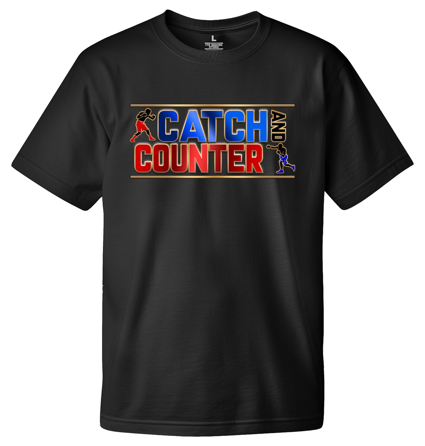 Catch and Counter Black Logo Tee