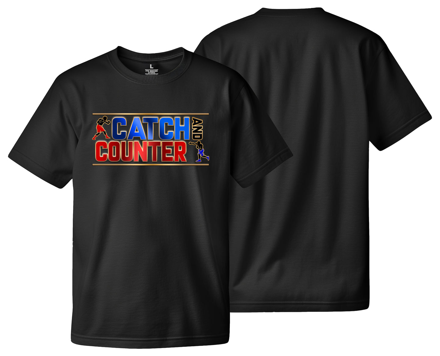 Catch and Counter Black Logo Tee