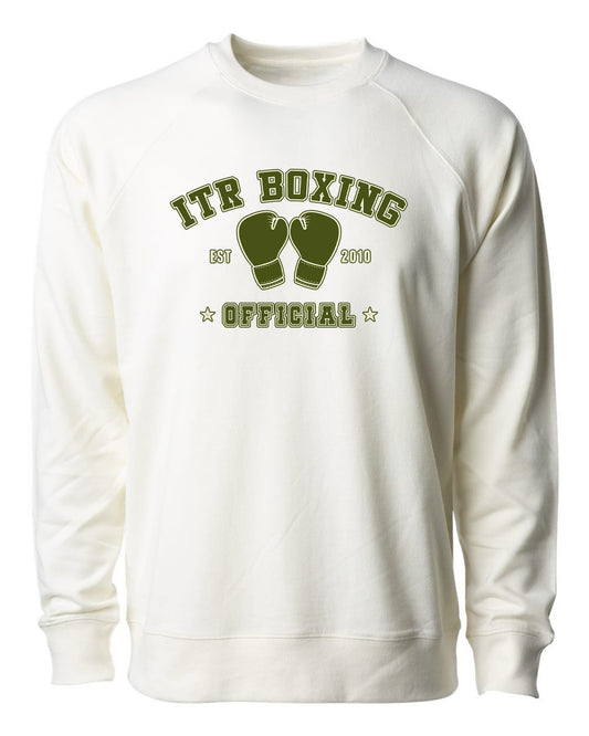 ITR Campus Pine Varsity Crew Chai Cream / Campus Pine