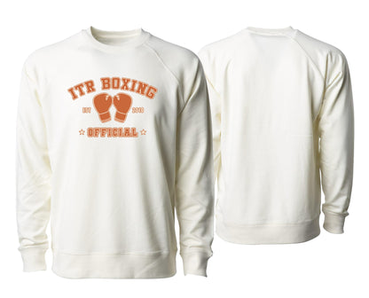 ITR Campus Pine Varsity Crew Chai Cream / Auburn