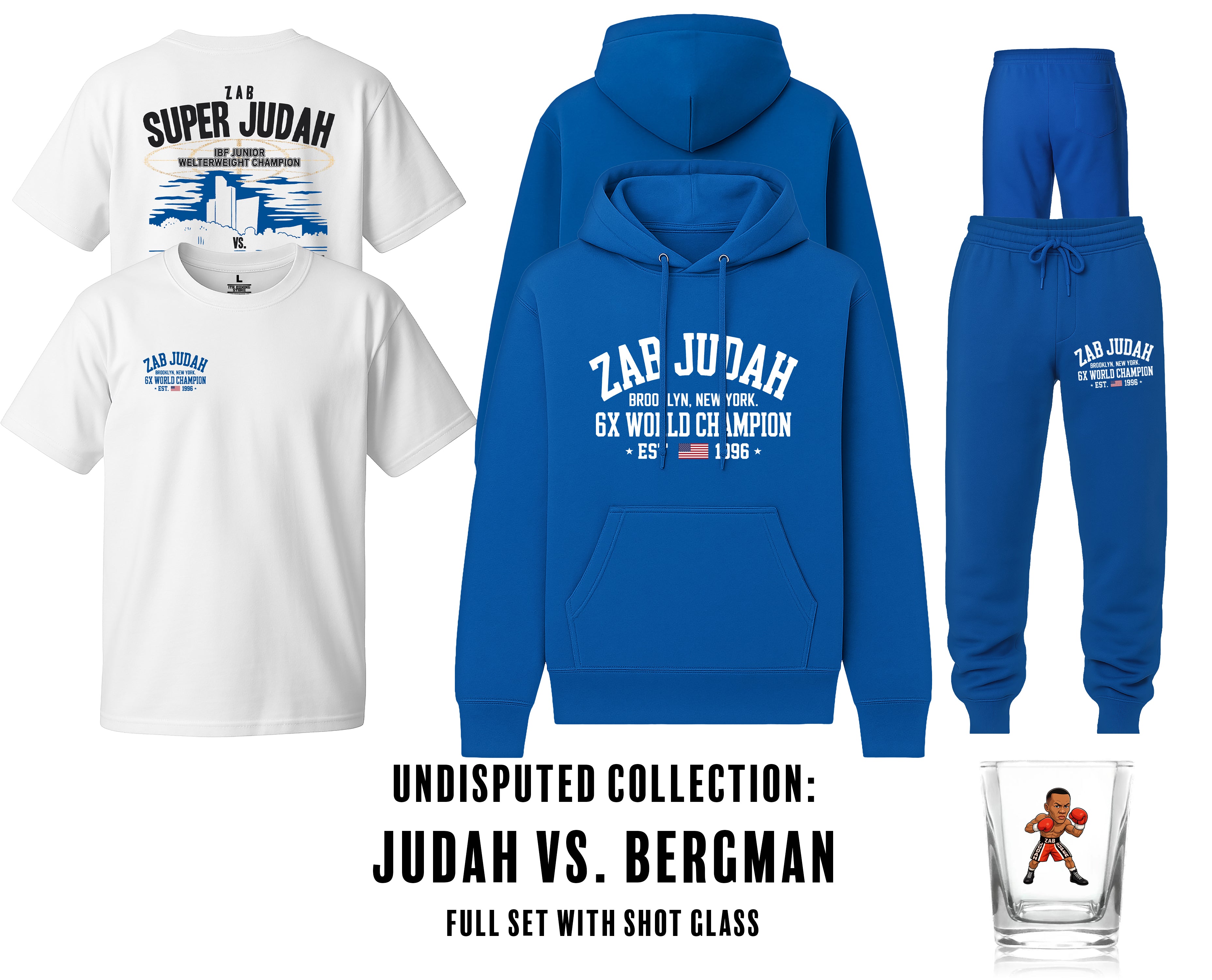 Judah vs. Bergman Full Set with Shot Glass – ITR Boxing Store