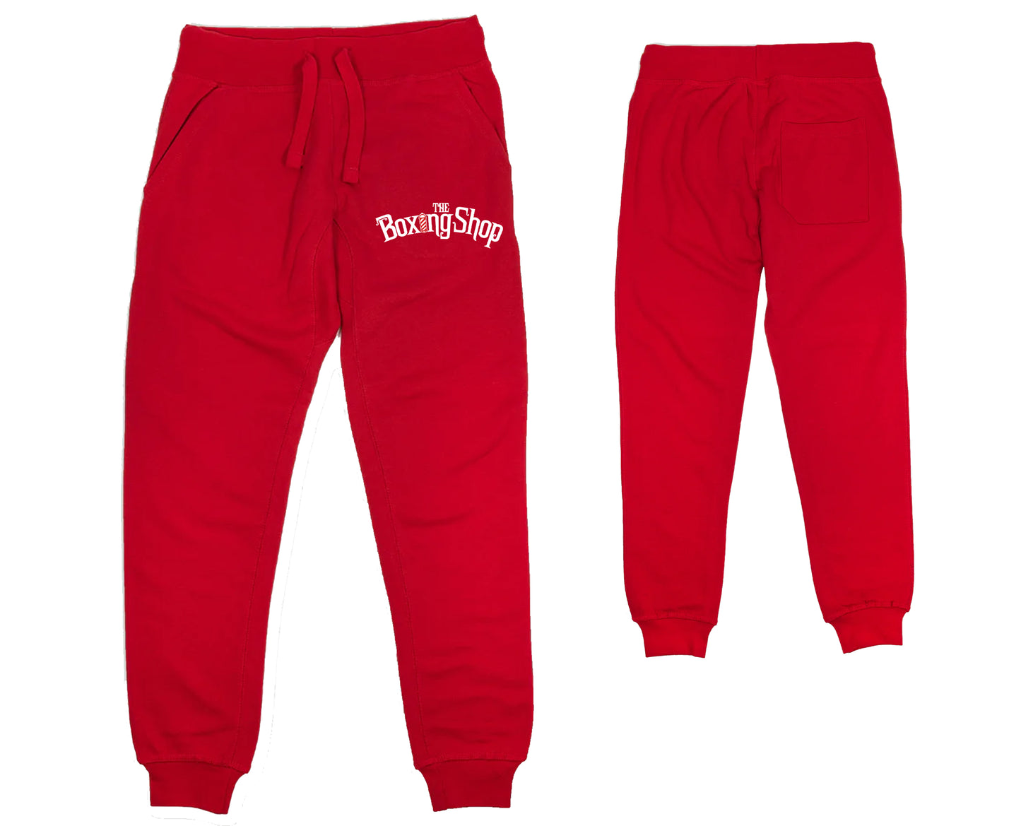 The Boxing Shop Red Joggers