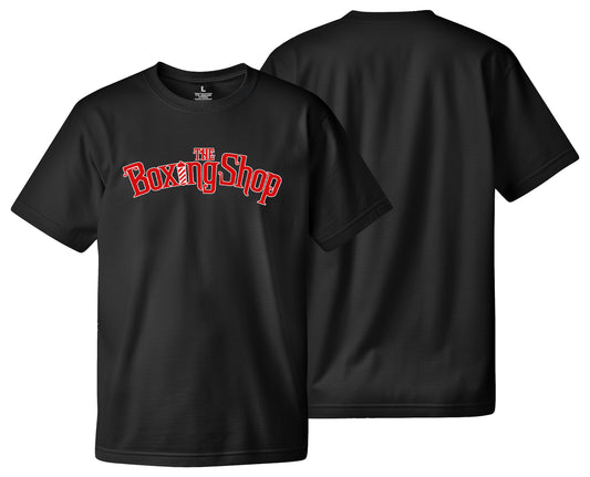 The Boxing Shop Black Logo Tee