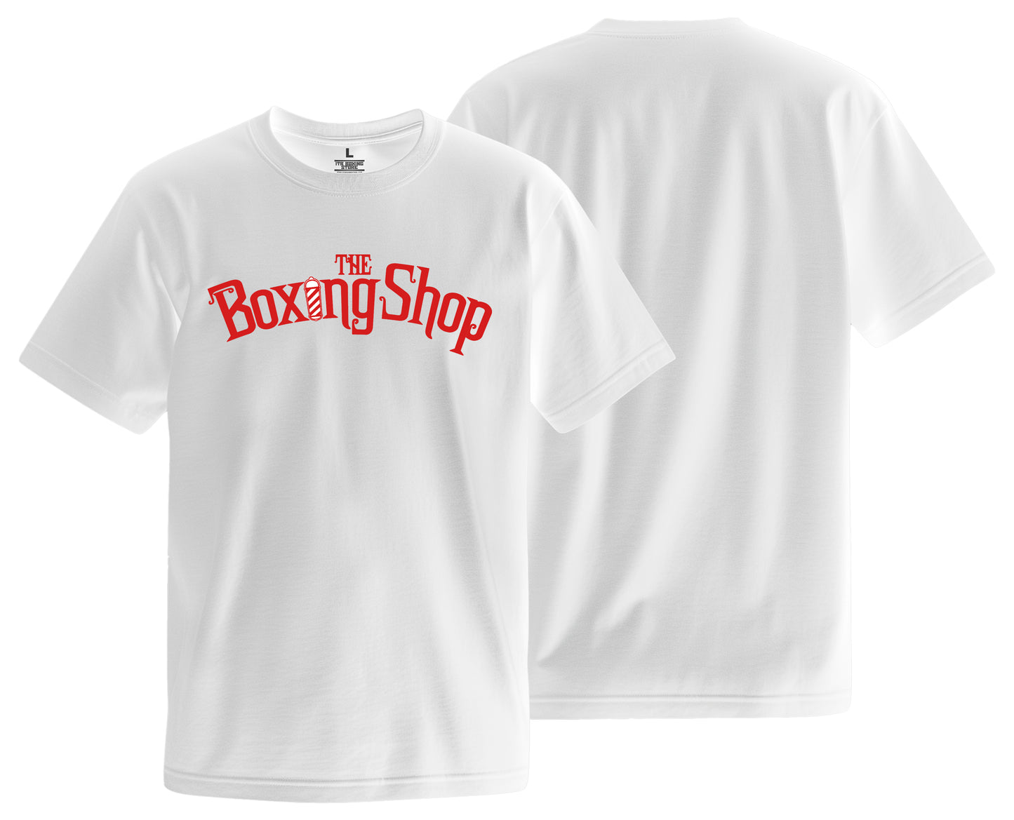 The Boxing Shop White Logo Tee