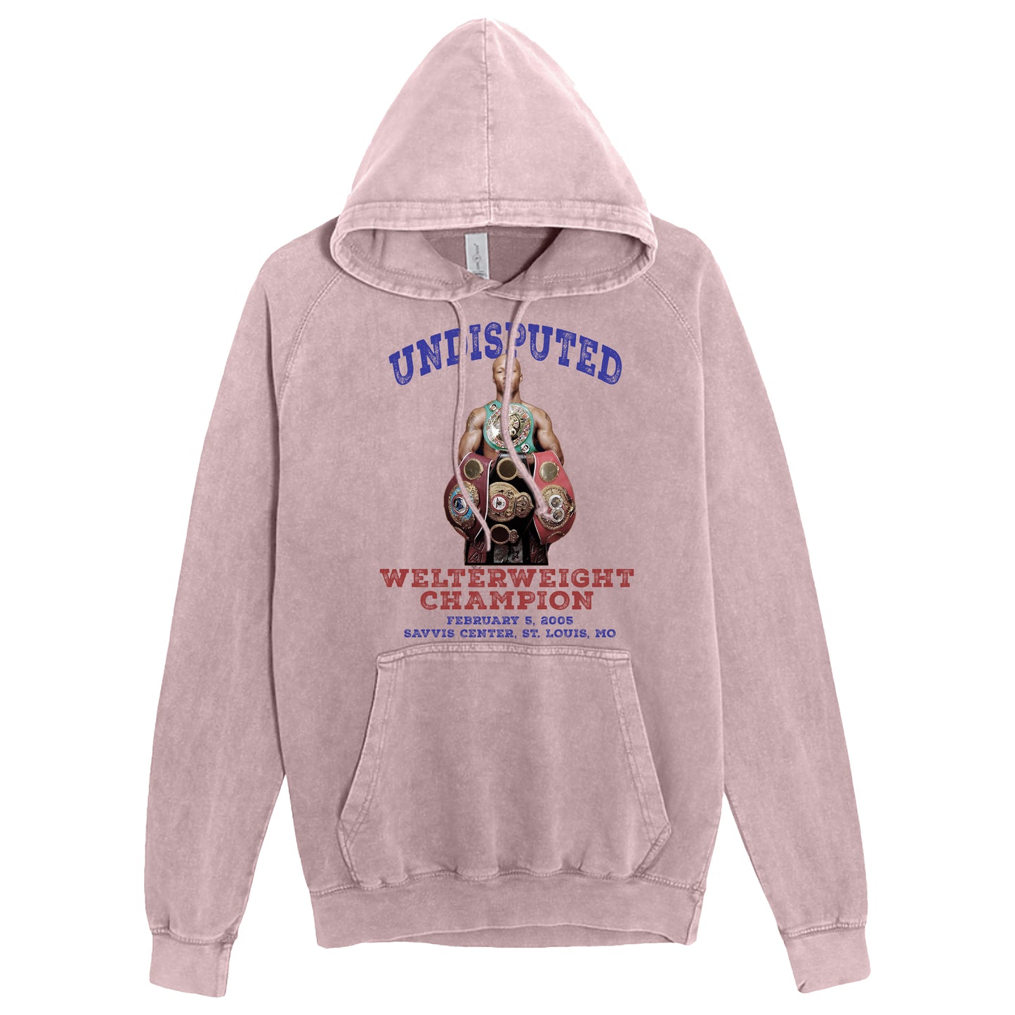 Zab Judah Undisputed Vintage Pullover Hoodie