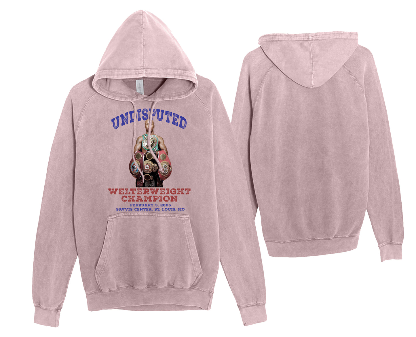 Zab Judah Undisputed Vintage Pullover Hoodie