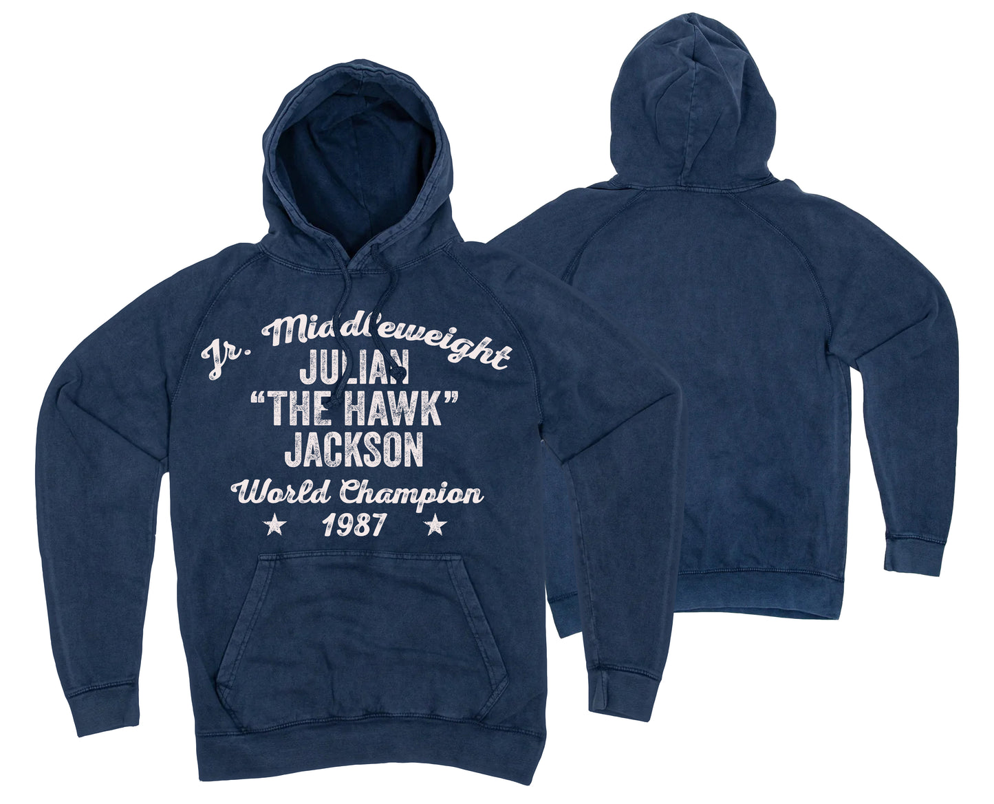 Julian Jackson Vintage Style World Champion Pullover Hoodie